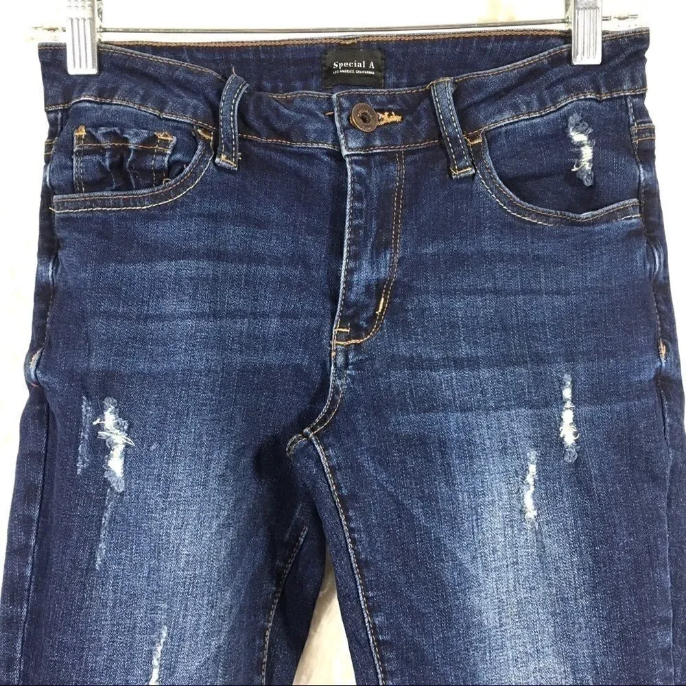 Special A | distressed skinny jeans 3 26 x 27 EUC